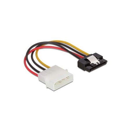 Delock Power Adapter Molex 4-pin na SATA 15-pin, 12cm, kovová západka