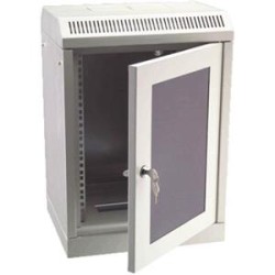 OCRACK 10" OCC-10-6U-S rozvaděč nástěnný 6U/280mm skleněné dveře