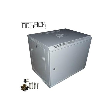 OCRACK 19" OCC-15U-4P rozvaděč nástěnný 15U/450mm plechové dveře
