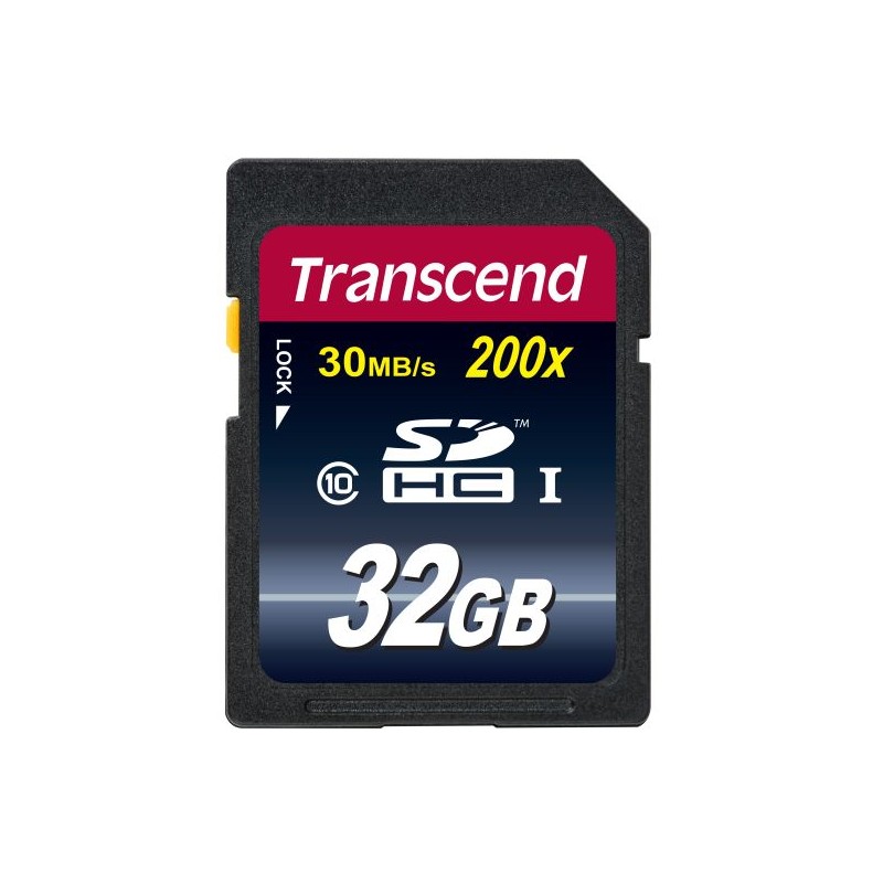 Transcend 32GB SDHC (Class 10) UHS-I 200x (Premium) paměťová karta