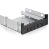 Delock 5.25" instalační rámeček pro 1x 5.25" slim mechaniku+ 1x 2.5" nebo 3.5" HDD