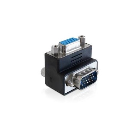 Delock Adapter VGA samec / samice 270° pravoúhlý