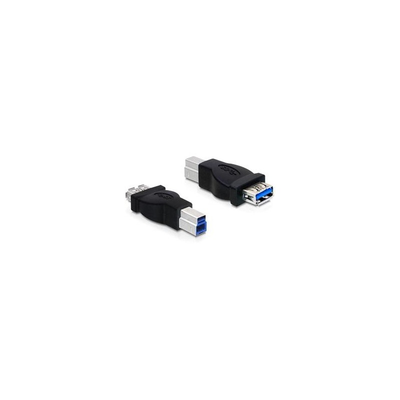 DeLock adaptér USB 3.0-B samec na USB 3.0 A samice