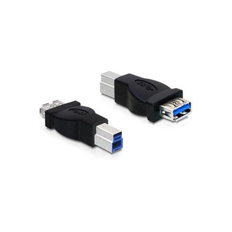 DeLock adaptér USB 3.0-B samec na USB 3.0 A samice