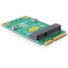 Delock Converter Mini PCI Express half-size full-size