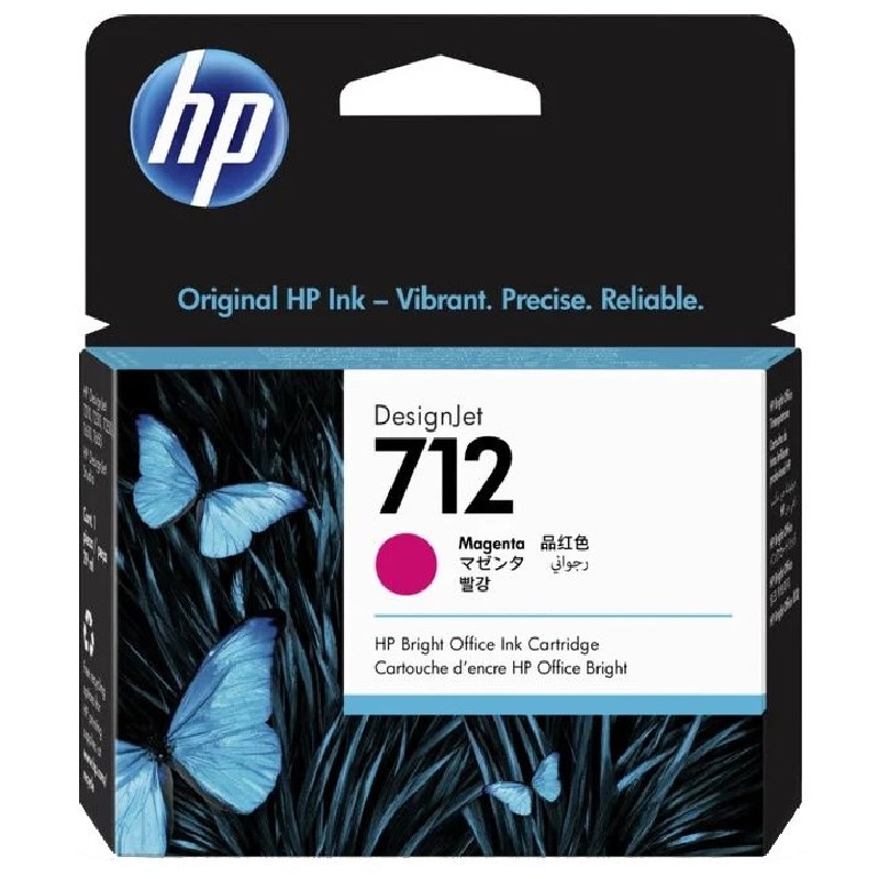HP 712 29-ml Magenta DesignJet Ink Cartridge