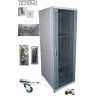 OCRACK 19" OCC-25U-61SBK rozvaděč stojanový 25U/600x1000 skleněné dveře - černý