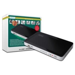 DIGITUS HDMI USB Video přepínač, 4 HDMI, 1 USB vstup 1 Výstup HDMI pro Win7, Vista, XP, Mac OS X