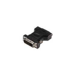 Digitus adaptér DVI-D(24+1) samec na DVI-I(24+5) samice, černý