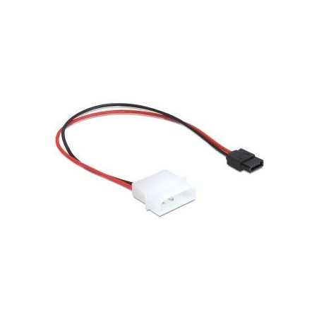 Delock napájecí adaptér IDE MOLEX na SATA napájení 6-pin