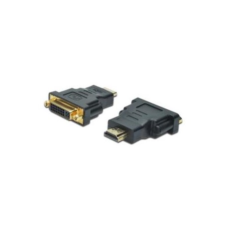 Digitus adaptér HDMI A samec / DVI(24+5) samice, černo/šedý