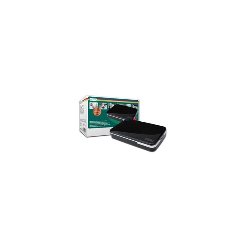 Digitus USB 3.0 pouzdro pro 3,5"SATA HDD, nap.zdroj , ( bezšroubová instalace )