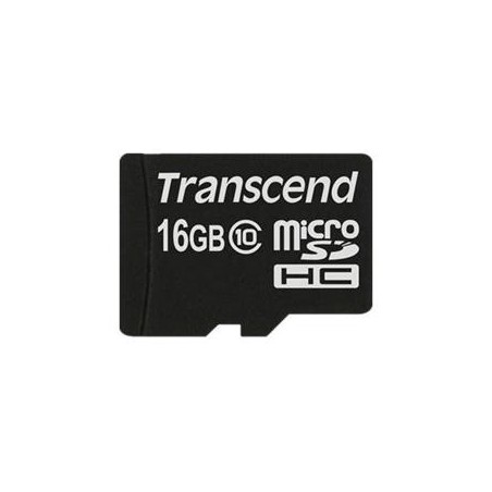 Transcend 16GB microSDHC (Class 10) paměťová karta (bez adaptéru)