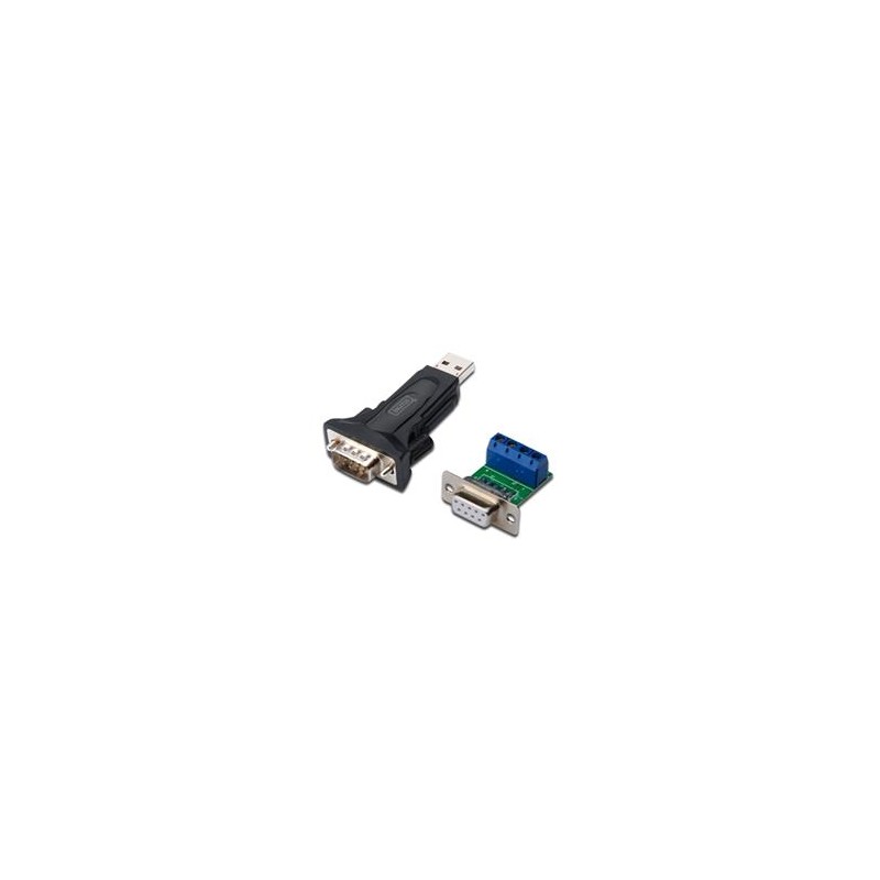Digitus převodník USB 2.0 na sériový port, RS485, DSUB 9M + Pinout adaptér