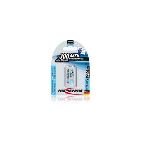 Ansmann akumulátor 9V NiMH 270 mAh (1 ks) maxE