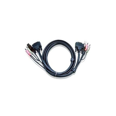 ATEN int.kabel pro KVM USB, DVI, audio, 3m pro CS1768, Dual Link