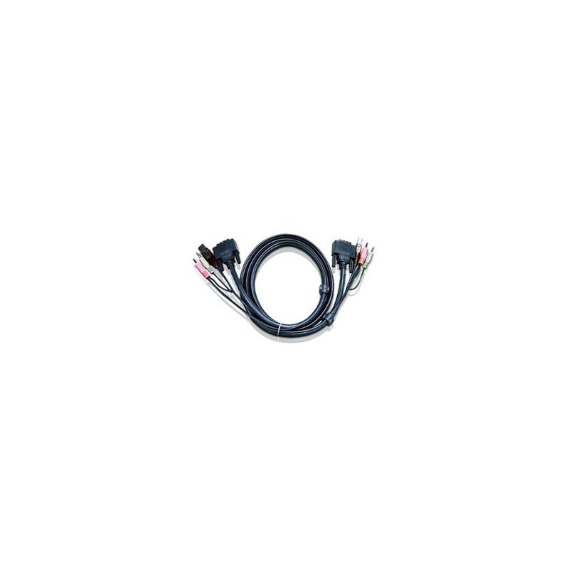 ATEN int.kabel pro KVM USB, DVI, audio, 5m pro CS1768, Dual Link