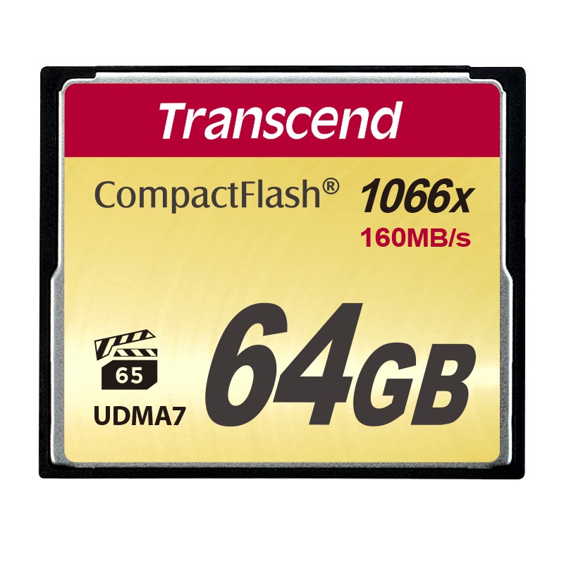 Transcend 64GB CF (1000X) paměťová karta