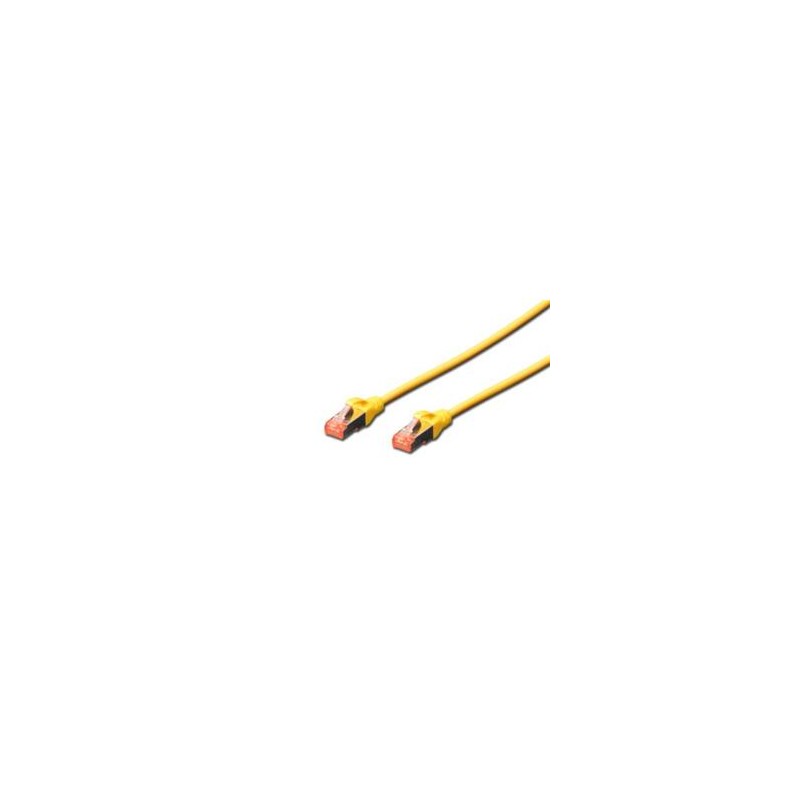 Digitus Patch Cable, S-FTP, CAT 6, AWG 27/7, LSOH, Měď, žlutý 10m