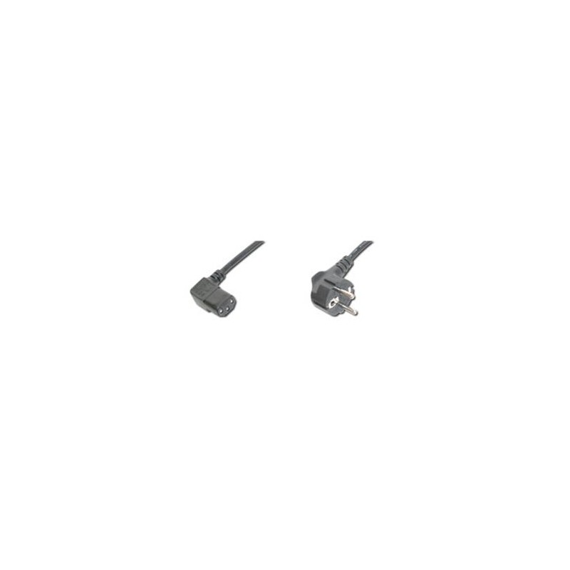 Digitus napájecí kabel 240V, délka 1,8m CEE7pravoúhlý/IEC C13 pravoúhlý