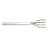 Digitus ASSNET250 CAT 6 U-UTP instalační kabel, drát, délka 305 m, Papírový box, AWG 23/1, PVC barva šedá