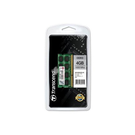 Transcend paměť 4GB (JetRam) SODIMM DDR3 1600Mhz CL11 2Rx8
