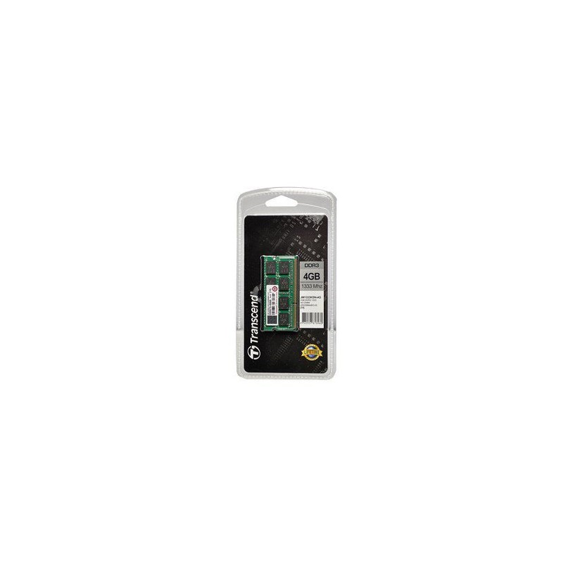 Transcend paměť 4GB (JetRam) SO-DIMM DDR3 1333Mhz CL9 2Rx8
