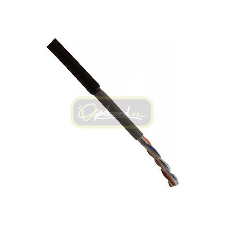 OPTIX FTP kabel (drát) Cat5e Outdoor černý -40 - 70°C, bal.100m Double Jacket