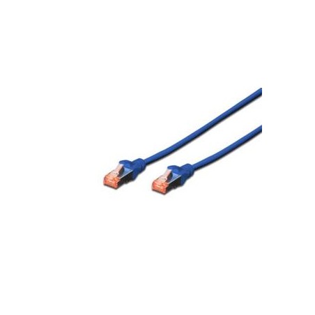Digitus Patch Cable, S-FTP, CAT 6, AWG 27/7, LSOH, Měď, modrý 10m