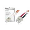 DIGITUS Fiber Optic Patch Cord, LC to SC, Multimode 50/125 µ, Duplex Length 5m OM2