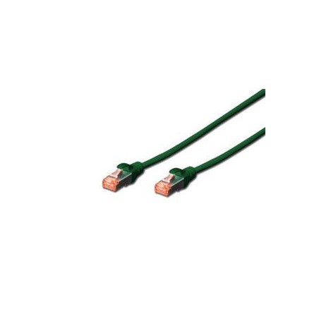 Digitus Patch Cable, S-FTP, CAT 6,AWG 27/7, LSOH, Měď, zelený 3m