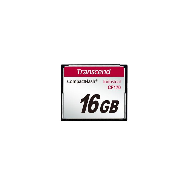 Transcend 16GB INDUSTRIAL CF CARD CF170 paměťová karta (MLC)