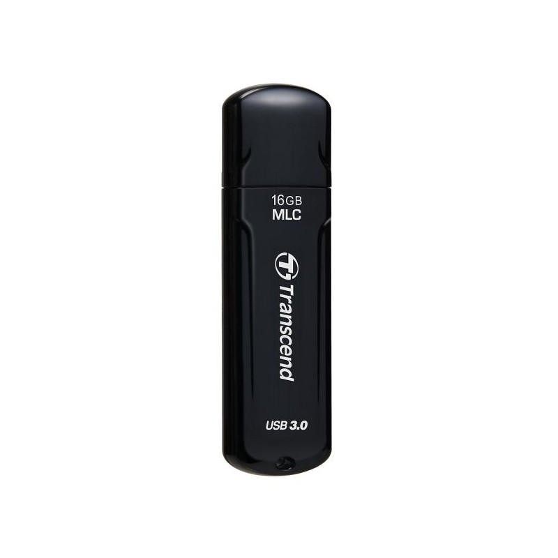Transcend 16GB JetFlash 750, USB 3.0 flash disk, MLC, LED indikace, černý