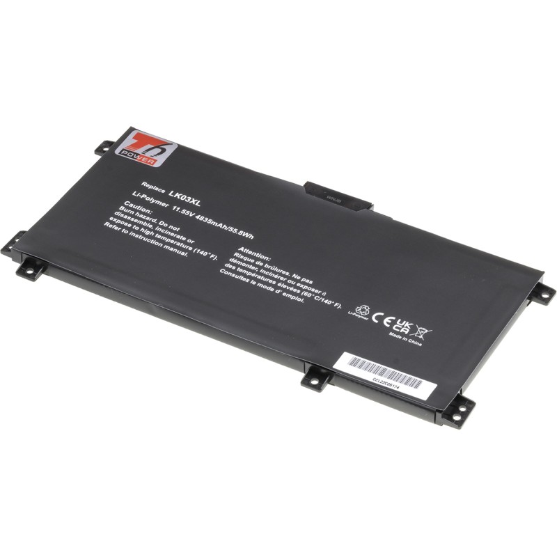 Baterie T6 Power pro HP Envy 15-bp000, 15-cn000, 17-ae000 x360 serie, 4835mAh, 55Wh, 3cell, Li-pol