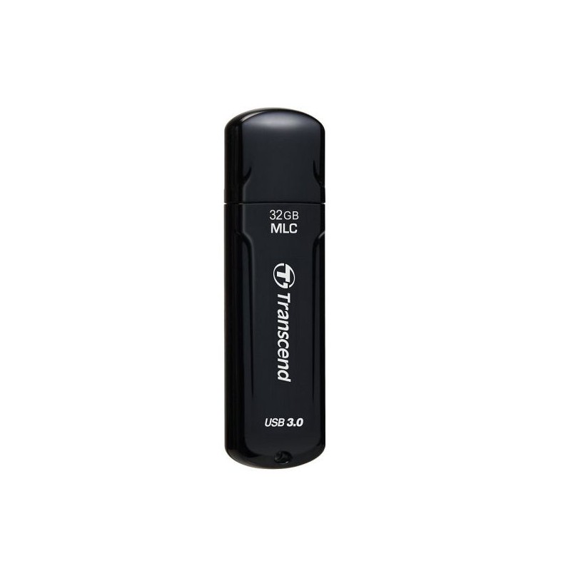 Transcend 32GB JetFlash 750, USB 3.0 flash disk, MLC, LED indikace, černý