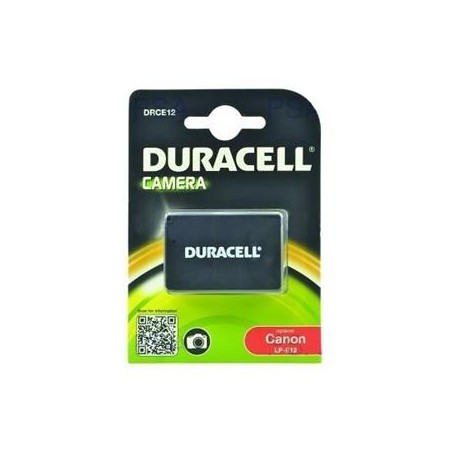 DURACELL Baterie - DRCE12 pro Canon LP-E12, černá, 600mAh, 7.2V