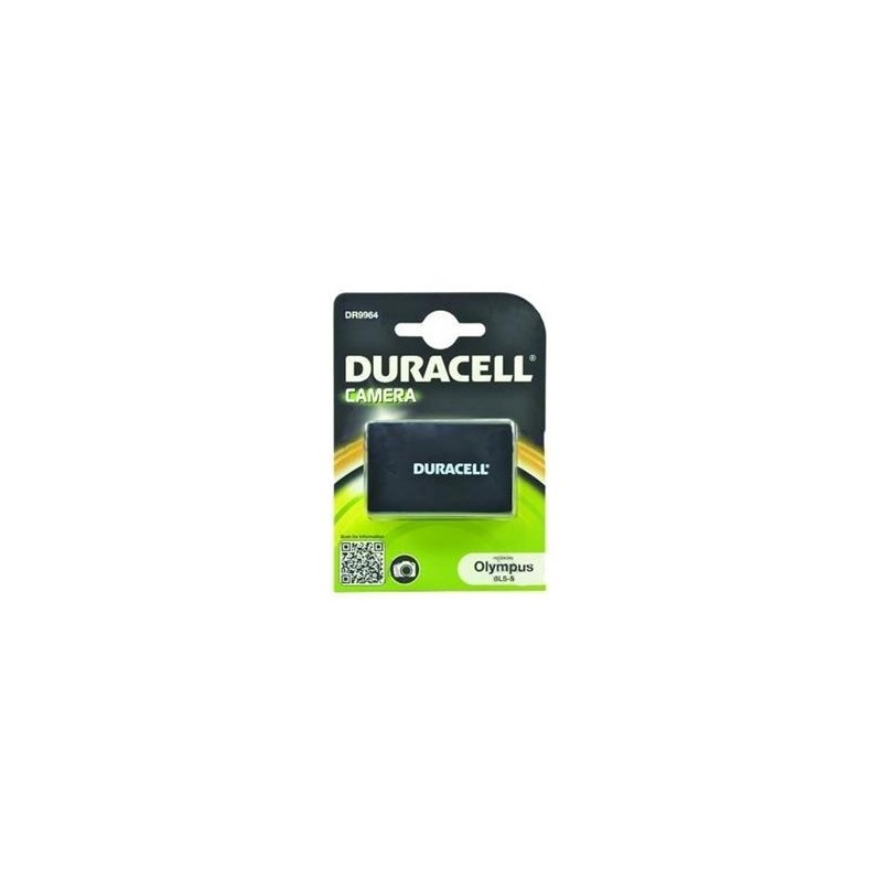 DURACELL Baterie - DR9964 pro Olympus BLS-5, šedá, 1000 mAh, 7.4V
