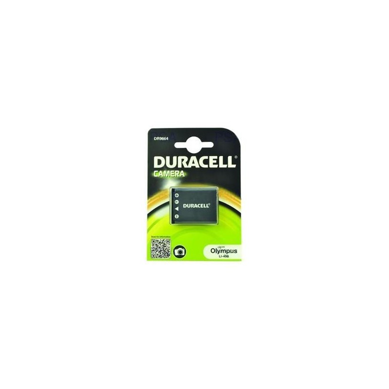 DURACELL Baterie - DR9664 pro Olympus, Nikon NP-45, černá, 630 mAh, 3.7V