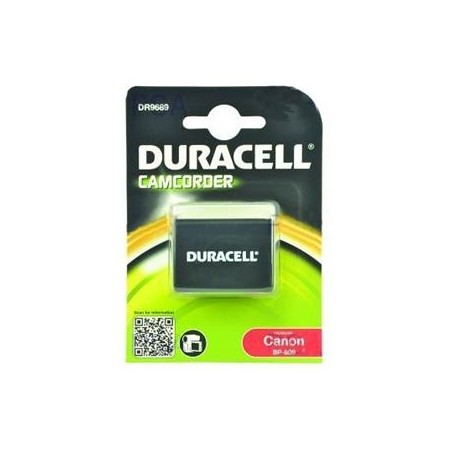 DURACELL Baterie - DR9689 pro Canon BP-808, černá, 850 mAh, 7.4V