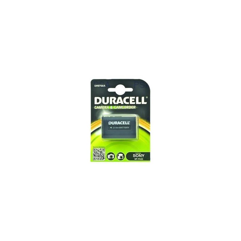 DURACELL Baterie - DR9700A pro Sony NP-FH30, černá, 650 mAh, 7.4V