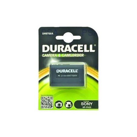 DURACELL Baterie - DR9700A pro Sony NP-FH30, černá, 650 mAh, 7.4V