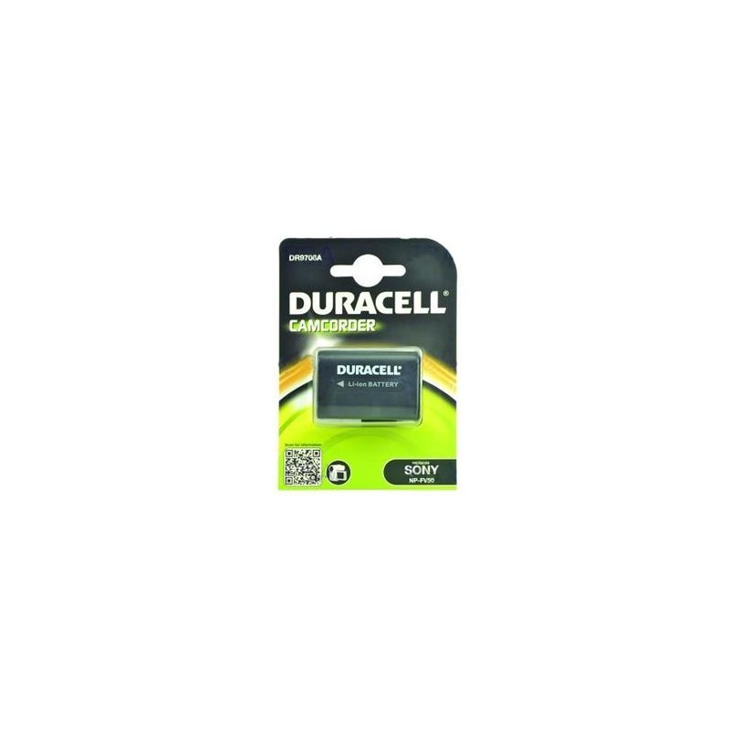 DURACELL Baterie - DR9706A pro Sony NP-FV30, černá, 650 mAh, 7.4V
