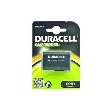 DURACELL Baterie - DR9706A pro Sony NP-FV30, černá, 650 mAh, 7.4V