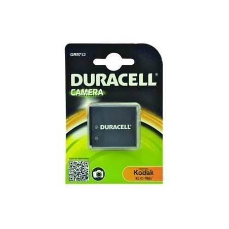 DURACELL Baterie - DR9712 pro Kodak KLIC-7001, černá, 700 mAh, 3.7V