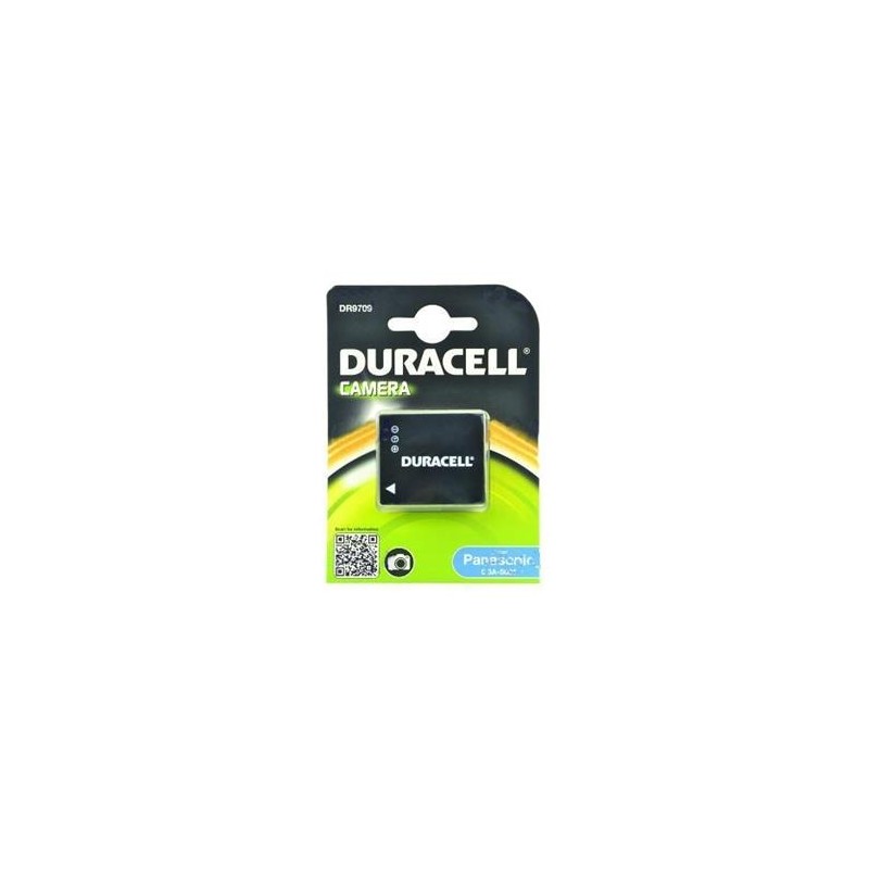 DURACELL Baterie - DR9709 pro Panasonic DMC-FS1, černá, 1050 mAh, 3.7V