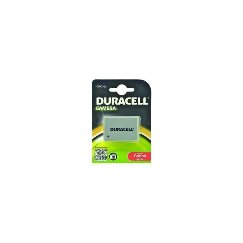 DURACELL Baterie - DRC10L pro Canon NB-10L, černá, 820 mAh, 7.4 V