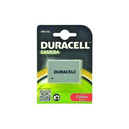DURACELL Baterie - DRC10L pro Canon NB-10L, černá, 820 mAh, 7.4 V