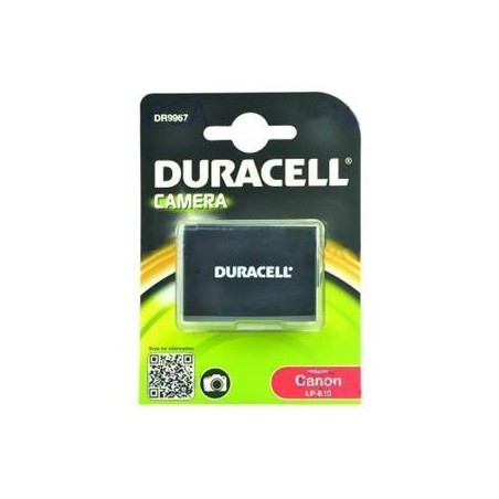 DURACELL Baterie - DR9967 pro Canon LP-E10, černá/bílá, 1020 mAh, 7.4 V