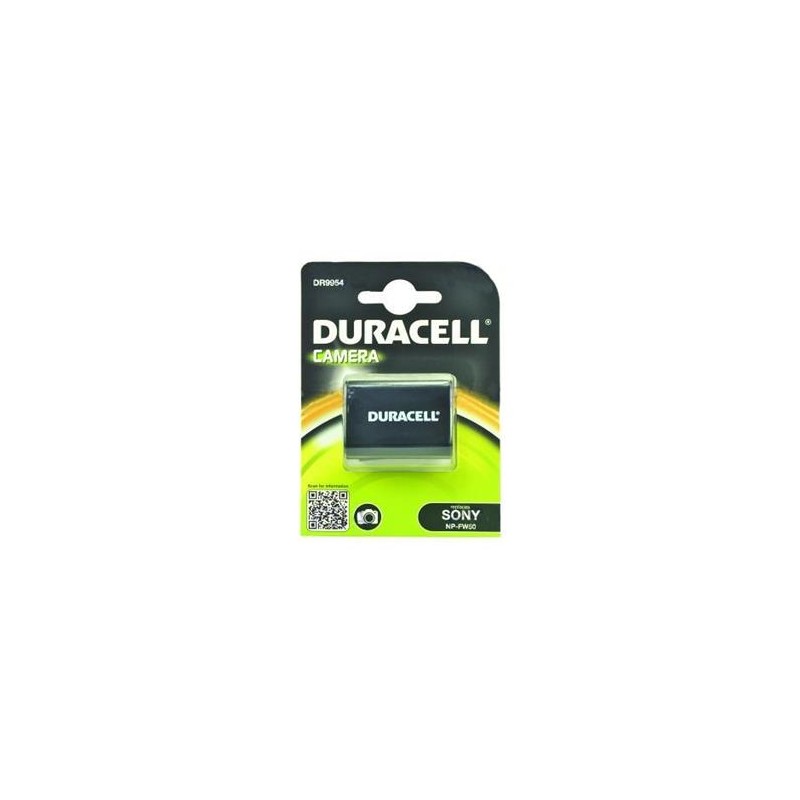 DURACELL Baterie - DR9954 pro Sony NP-WF50, černá, 900 mAh, 7.4 V