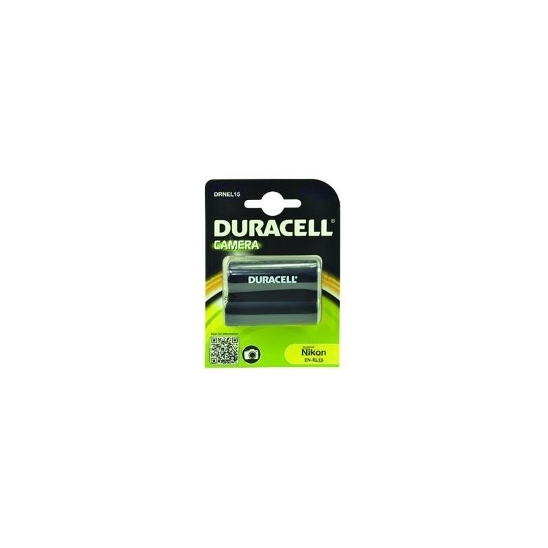 DURACELL Baterie - DRNEL15 pro Nikon EN-EL15, černá, 1400 mAh, 7.4 V